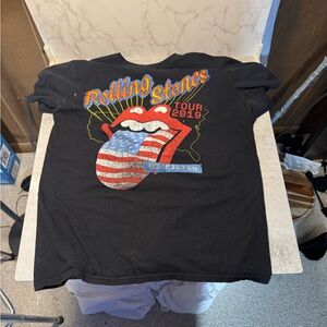 the Rolling Stones men’s Black T-Shirt